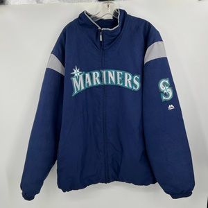 Seattle Mariners Dugout Jacket Majestic Cool Base